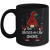 Brother-In-Law Gnome Buffalo Plaid Matching Christmas Pajama Gift Mug Coffee Mug | Teecentury.com