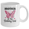 Brother 1st First Birthday Matching Family Butterfly Floral Mug | teecentury