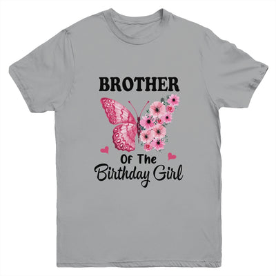 Brother 1st First Birthday Matching Family Butterfly Floral Youth Shirt | teecentury