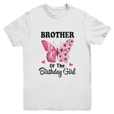 Brother 1st First Birthday Matching Family Butterfly Floral Youth Shirt | teecentury