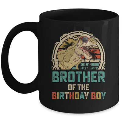 Brother Dinosaur Of The Birthday Boy Matching Family Mug | teecentury