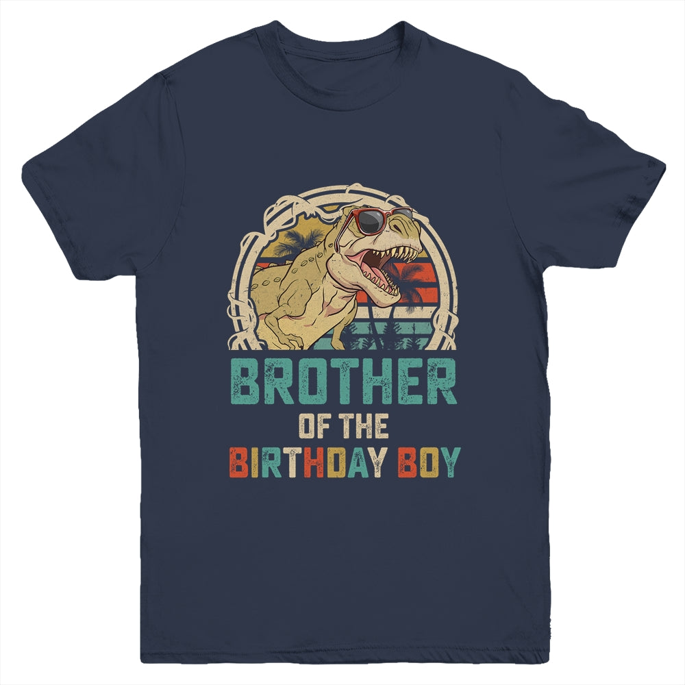 Brother Dinosaur Of The Birthday Boy Matching Family Youth Shirt | teecentury