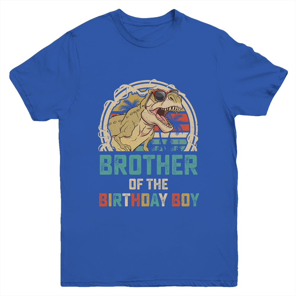 Brother Dinosaur Of The Birthday Boy Matching Family Youth Shirt | teecentury