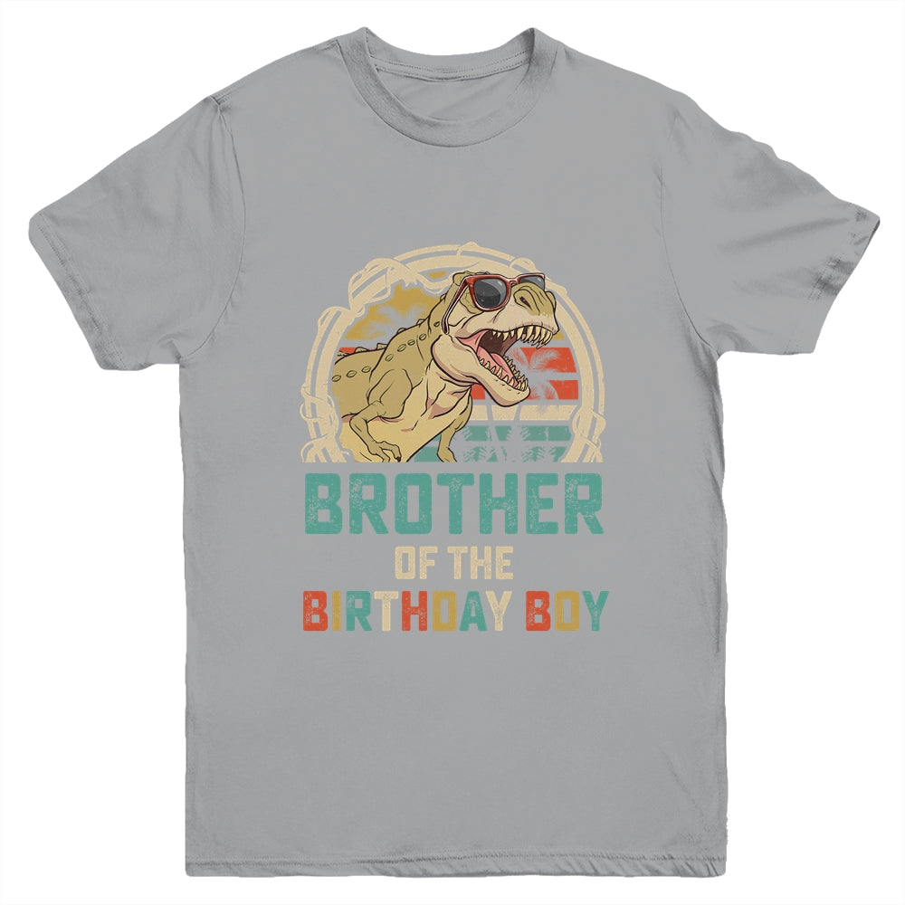 Brother Dinosaur Of The Birthday Boy Matching Family Youth Shirt | teecentury