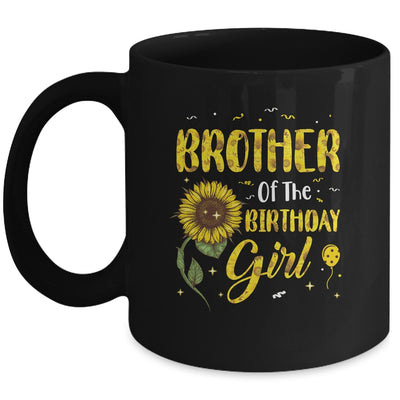 Brother Of The Birthday Girl Brother Sunflower Gifts Mug Coffee Mug | Teecentury.com