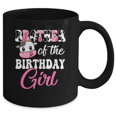 Brother Of The Birthday Girl Farm Cow 1st Birthday Girl Mug | teecentury