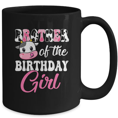 Brother Of The Birthday Girl Farm Cow 1st Birthday Girl Mug | teecentury