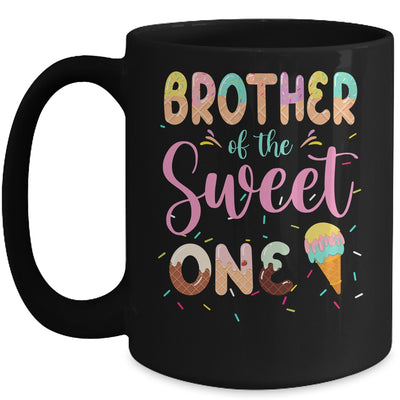 Brother Of The Sweet One Ice Cream 1st First Birthday Family Mug Shirt & Hoodie | teecentury