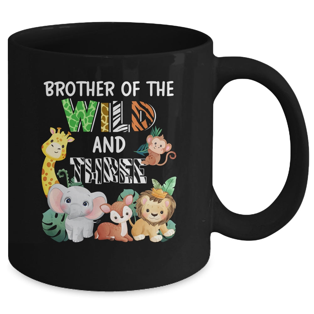 Brother Of The Wild And Three Zoo Theme Birthday Safari Mug | teecentury
