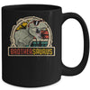 Brothersaurus T Rex Dinosaur Brother Saurus Family Matching Mug Coffee Mug | Teecentury.com