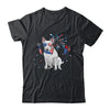 Bull Terrier Dog American USA Flag 4th of July women Lover Shirt & Tank Top | teecentury