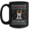 Bull Terrier Dog Reindeer Ugly Christmas Xmas Mug Coffee Mug | Teecentury.com