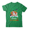 Bull Terrier HalloThanksMas Halloween Thanksgiving Christmas Shirt & Sweatshirt | teecentury