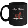 Bulldog Christmas Red Plaid Dog Lover Pajama Family Gift Mug Coffee Mug | Teecentury.com