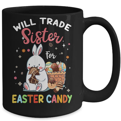 Bunny Eat Chocolate Eggs Will Trade Sister For Easter Candy Mug Coffee Mug | Teecentury.com