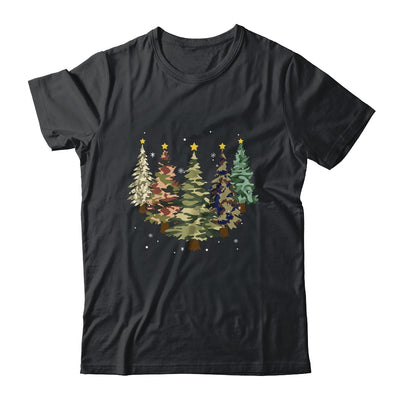 Camo Print Christmas Trees With Camouflage Print Xmas T-Shirt & Sweatshirt | Teecentury.com