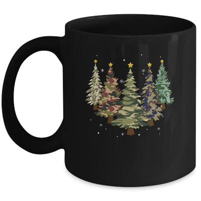 Camo Print Christmas Trees With Camouflage Print Xmas Mug Coffee Mug | Teecentury.com