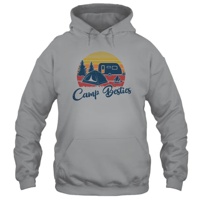 Camp Besties Camping Friends Lovers Gifts Happy Camper T-Shirt & Hoodie | Teecentury.com