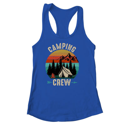 Camping Crew Retro Vintage For Family Camper Camping Shirt & Tank Top | teecentury