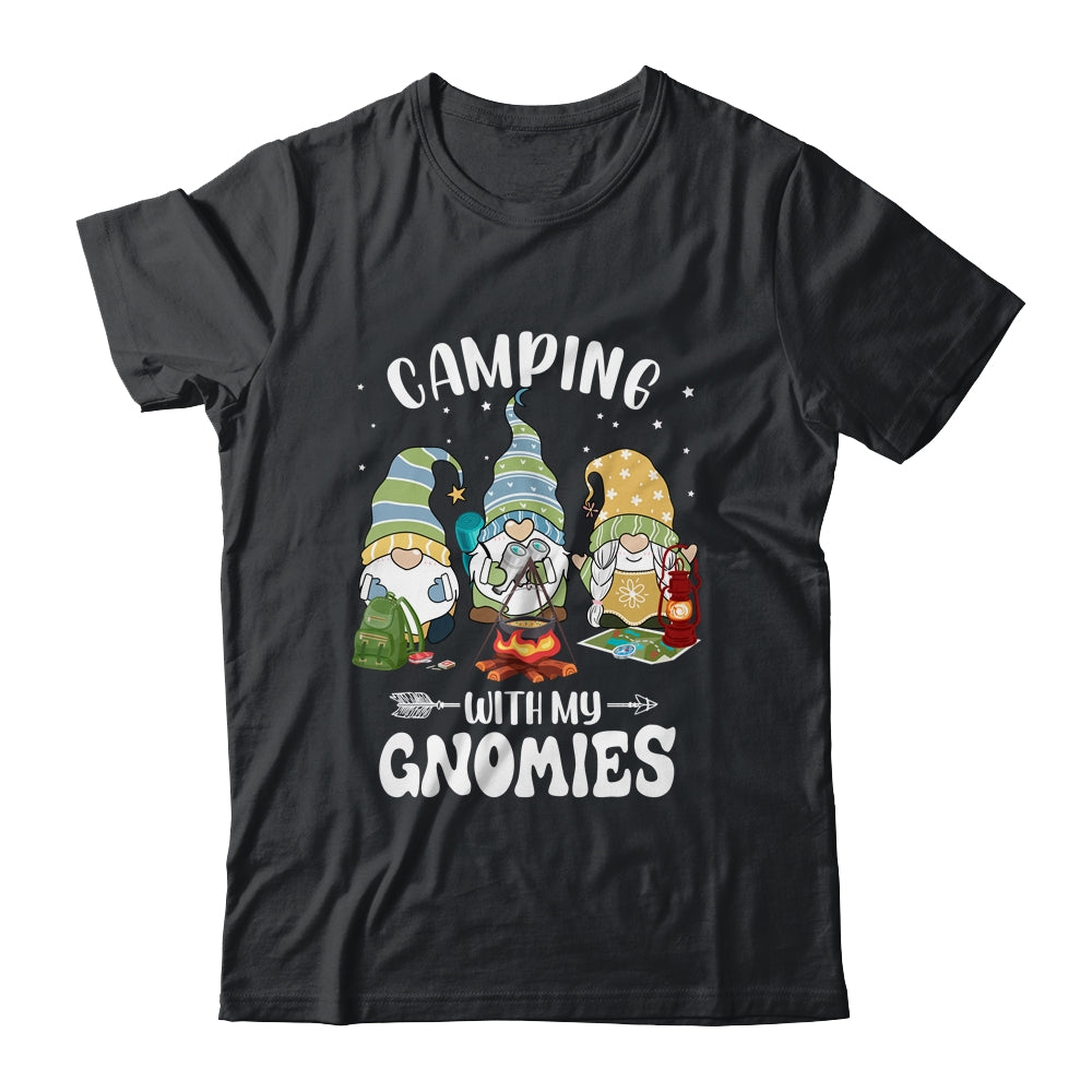 Camping With My Gnomies Funny Gnome Camp Shirt & Tank Top | teecentury