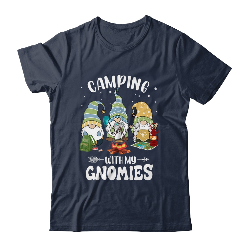 Camping With My Gnomies Funny Gnome Camp Shirt & Tank Top | teecentury
