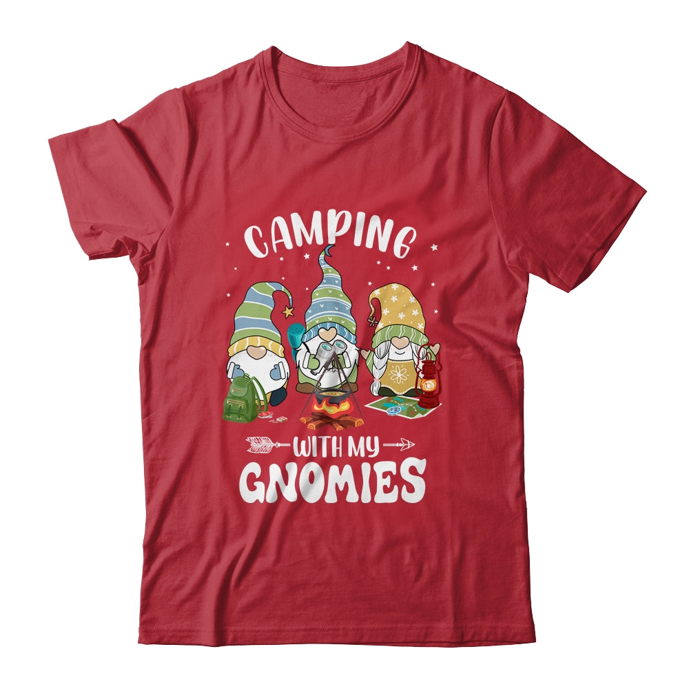 Camping With My Gnomies Funny Gnome Camp Shirt & Tank Top | teecentury