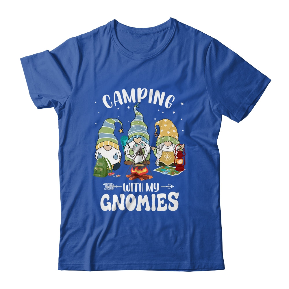 Camping With My Gnomies Funny Gnome Camp Shirt & Tank Top | teecentury