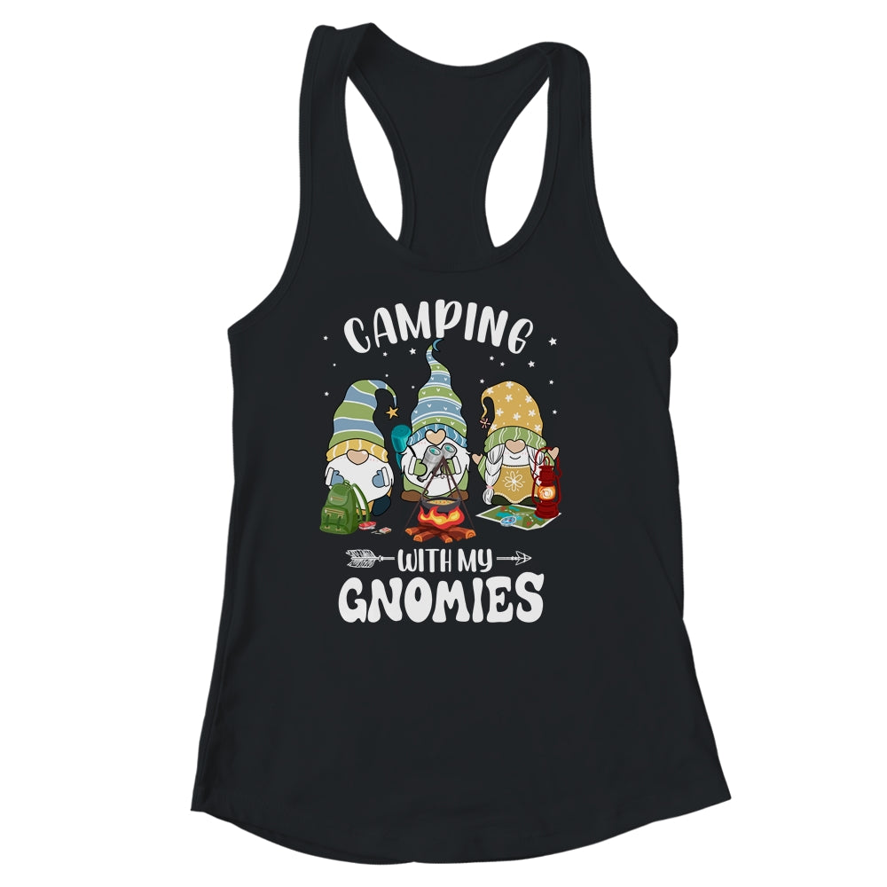 Camping With My Gnomies Funny Gnome Camp Shirt & Tank Top | teecentury