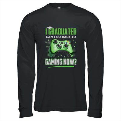 Can I Go Back To Gaming Graduation For Him Her Video Game T-Shirt & Hoodie | Teecentury.com
