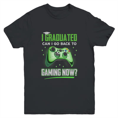 Can I Go Back To Gaming Graduation For Him Her Video Game Youth Youth Shirt | Teecentury.com