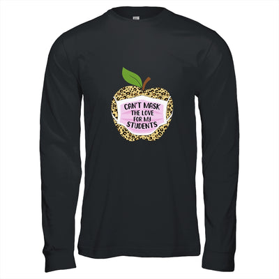 Can't Mask My Love Of Teaching Back To School Teacher Leopard T-Shirt & Hoodie | Teecentury.com