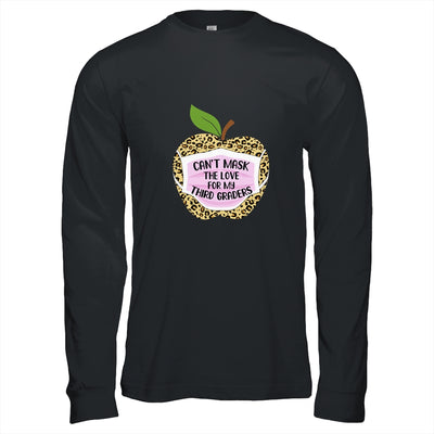 Can't Mask The Love For My Third Graders Teacher Leopard T-Shirt & Hoodie | Teecentury.com