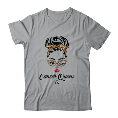 Cancer Queen Woman Leopard Lips Eyes Lady Birthday Gifts T-Shirt & Tank Top | Teecentury.com
