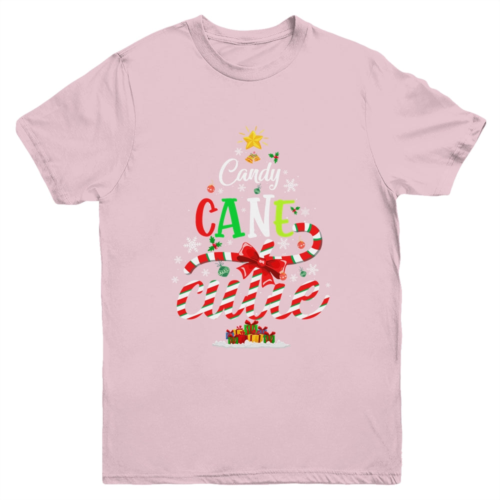 Candy Cane Cutie Funny Christmas Xmas For Girls Kids Youth Youth Shirt | Teecentury.com