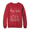 Candy Cane Flamingoes Fa La La Mingo Flamingo Christmas T-Shirt & Sweatshirt | Teecentury.com