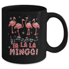 Candy Cane Flamingoes Fa La La Mingo Flamingo Christmas Mug Coffee Mug | Teecentury.com