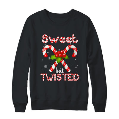 Candy Cane Sweet But Twisted Funny Merry Christmas Shirt & Sweatshirt | teecentury