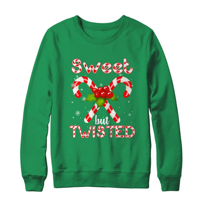 Candy Cane Sweet But Twisted Funny Merry Christmas Shirt & Sweatshirt | teecentury