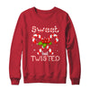 Candy Cane Sweet But Twisted Funny Merry Christmas Shirt & Sweatshirt | teecentury