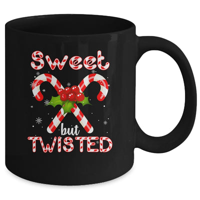 Candy Cane Sweet But Twisted Funny Merry Christmas Mug | teecentury