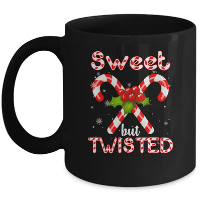 Candy Cane Sweet But Twisted Funny Merry Christmas Mug | teecentury