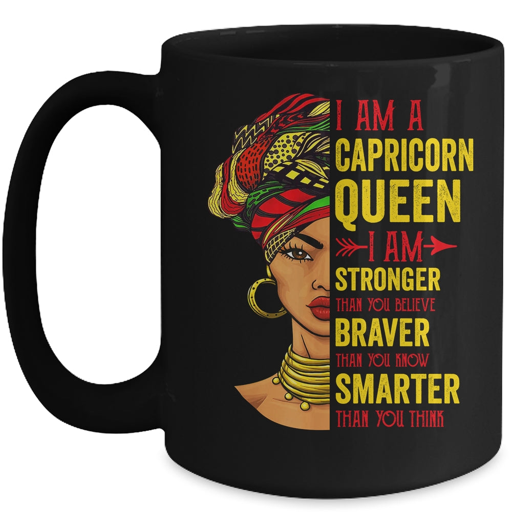 Capricorn Queen I Am Stronger Birthday For Capricorn Zodiac Mug | teecentury