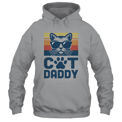 Cat Daddy Vintage 80S Style Cat Retro Sunglasses Distressed T-Shirt & Hoodie | Teecentury.com