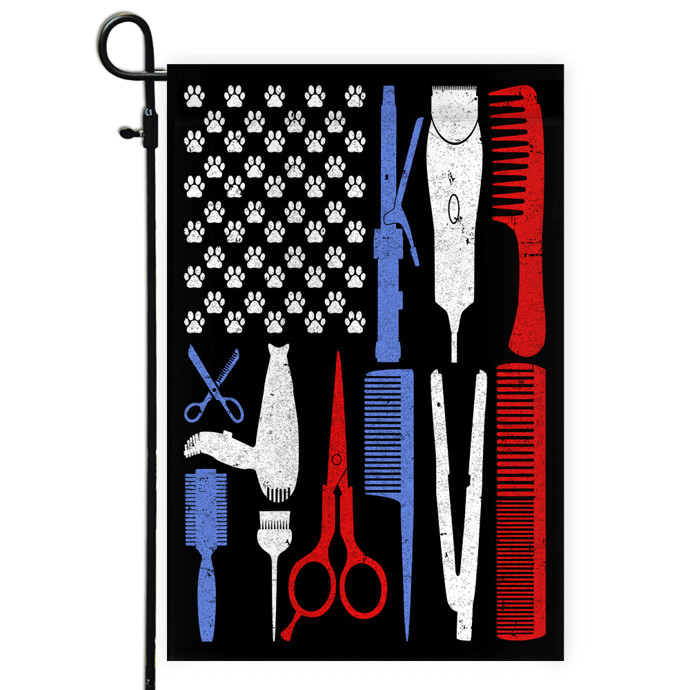 Cat Dog Groomer Flag Pet Grooming Flag | Teecentury.com