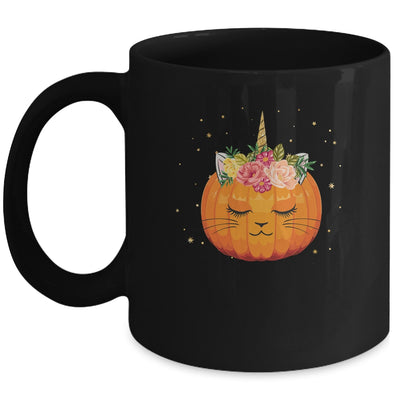 Cat Halloween For Women Girls Kids Cute Unicorn Cat Mug Coffee Mug | Teecentury.com