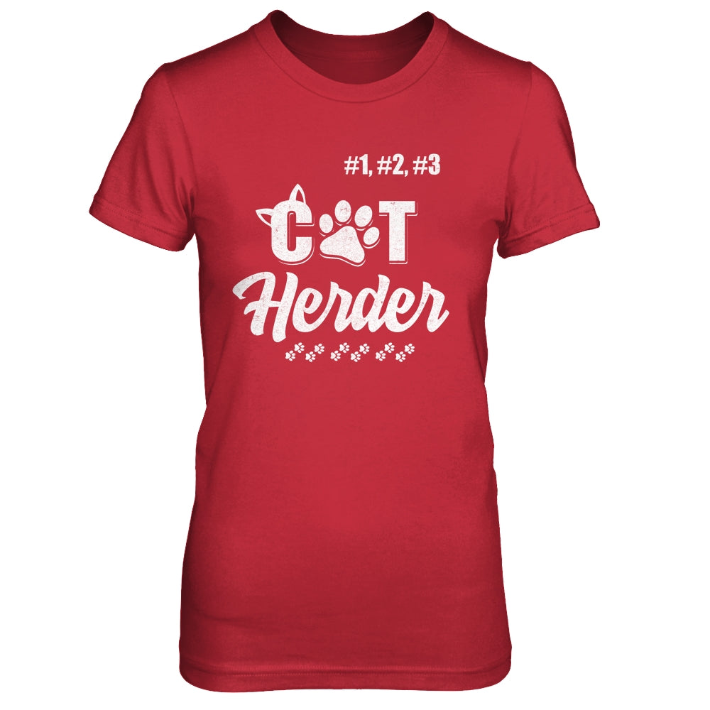Cat herder t top shirt