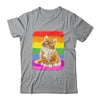 Cat LGBT Gay Rainbow Pride Flag Women Men Boys Girls Shirt & Tank Top | teecentury