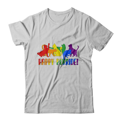 Cats Happy Purride Pride LGBTQ T-Shirt & Tank Top | Teecentury.com