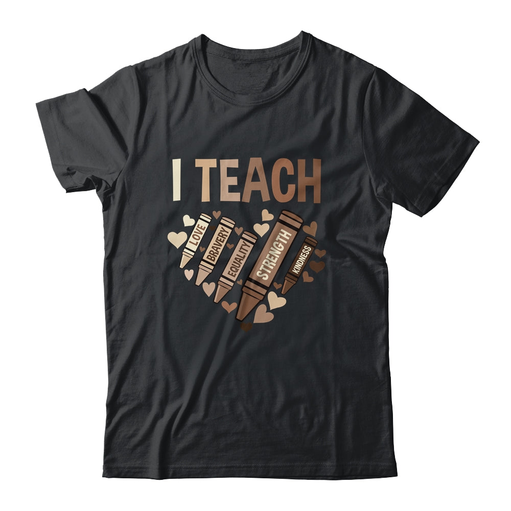 Celebrate Black History Month I Teach Black History Teacher Shirt & Hoodie | teecentury