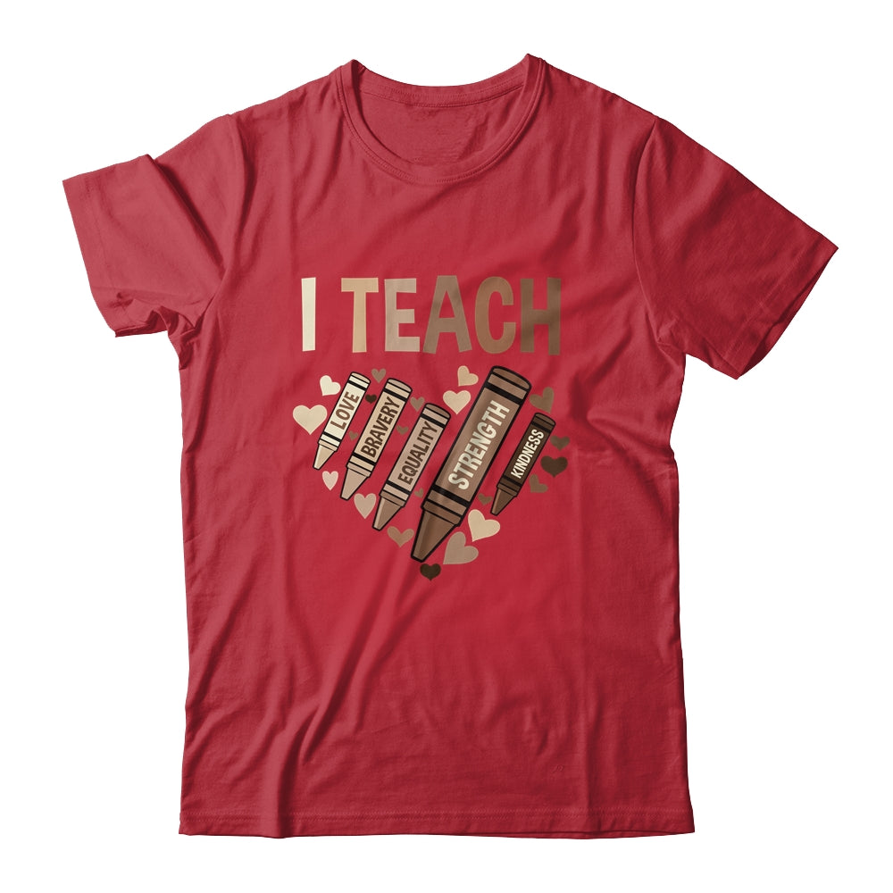 Celebrate Black History Month I Teach Black History Teacher Shirt & Hoodie | teecentury
